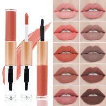 Make Your Own 10 Colors Non Sticky Cup Mask Waterproof Lip Gloss Vendor Private Label Matte Liquid Lipstick thumbnail-1