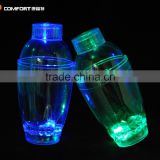 2015hot sale small mini 180ml led custom shaker bottle