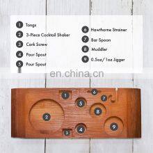 Best Reasonable Price Tools Logo Branded Bar Mixer Bartender Kit Cocktail Shaker Set thumbnail-3