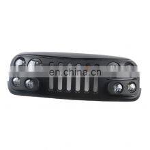 Car Grille With LED For Jeep Wrangler Jk Front Grille Accessories Auto Parts thumbnail-1
