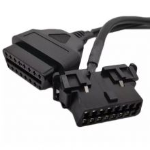 Universal OBD II OBD2 Splitter Extension Y Cable Adapter J1962 for GPS Tracking Devices Diagnostic
