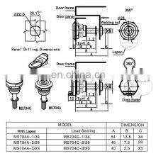 MS704B MS704D Manufacturer Supply Mastern Key Cam Lock for Machine Locks thumbnail-4