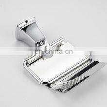 Factory Price High Quality 304 Stainless Steel Wall Mounted Chrome Toilet Paper Holder thumbnail-4