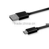 Newest Jabees High Quality Tangle-free 2-in-1 Flact Cable Micro USB Cable thumbnail-2