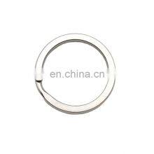 Promotional Flat Rings Custom Keychain Stainless Steel Plain Split Ring For Key Chain Holder thumbnail-1