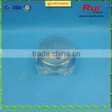 Cosmetic Clear Square Shape Acrylic Plastic Jar With Plastic Cap thumbnail-1