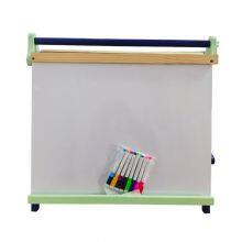 Wooden Magnetic Chalkboard Whiteboard Kids Tabletop Play Easel With Blackboard Chalkboard Drawing Board Children's Wooden Easel thumbnail-2