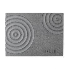 Ripple Pattern Wave Engraving Diatomite Stone Kitchen Dish Drying Mat thumbnail-1