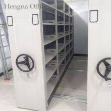 Manual Mobile Shelving | Rolling File Storage System on Tracks thumbnail-1