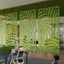 Sound Absorbing PET Felt Acoustic Hanging Screen Modern Desk Divider for Office and Living Room Partition thumbnail-1