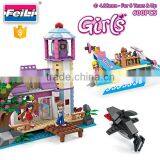 New Cogo Girls Bricks Educational Plastic Building Blocks Toys for Kids Diy Toys