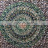 Screen Printed Multi Vintage Wall Hanging Tree of Life Spirit Bed Sheets thumbnail-4