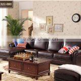 New American Real Leather Sofa High Quality Living Room Furniture Sectional Sofa thumbnail-5