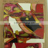 Shiny Glossy Coated pu Leather With Printed Pattern for Making Bags Artificial pu Leather