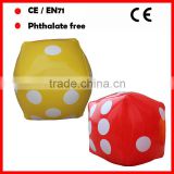 2016 hot sale promotional inflatable dice toys