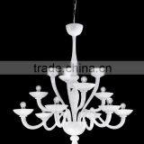 Casanova Crystal Chandelier Mosaic Glass Fish Flower Pendant Light Dimmable Led Art Chandelier thumbnail-2