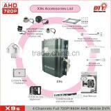 4ch H.264 Ahd Vehicle Black Box Ahd Dvr Supports Gps Wifi 3g 4G |X9s thumbnail-4
