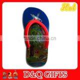 Souvenir Wood Slipper Magnet With Rubber Belt thumbnail-2