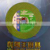 H486 Green 2nets 4" 105mm Chinese Steel Cutting Wheel Metal Abrasive Cut Off thumbnail-3