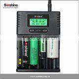 Soshine 18350 / 18650 battery fast charger original Soshine H4 charger in stock