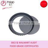 Gold Nonstick Coated 4" Round Mini Tart Pan Set of 4 With PVC Display Box Packaging thumbnail-2