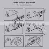 Stainless Steel Fittings Pipe Suspension Endless Band Hose Clamp thumbnail-6