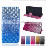 Protective Blingbling Flip Leather Cover for Huawei Ascend y300