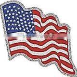 Marchandiser Of Bling Flag Tattoos Sticker>Glitter Body Tattoos Sticker