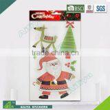 BSCI Factory Audit Self Adhesive Lovely Santa Claus Style Eco-friendly Decorative Removable Fabric Sticker Letters