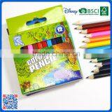 Wholesale Mini Hexagonal Shape HB Pencil or Crayons Colouring Pencils Into Paper Box