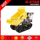 BY400 mini track dumper made in china hydraulic self loading mini dumper