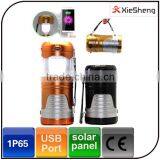 LED High-brightness USB Charger Portable Lantern Rechargeable DC Powered Solar LED Camping Light Most Popular