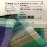 new arrival yard dyed woven fabric silk voile fabric colorful plaid check square pattern