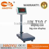 Royal quality fish weighing scale with big stainless steel LED/LCD display