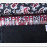 Double Face Scarfs, One Side 100% Twill Silk Printed, One Side 100% Wool thumbnail-2