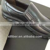 Black pu Microfiber Leather for Shoes thumbnail-1