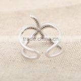 Wholesale High Quality Manufacturers Selling New Hand Clothing Accessories Jewelry Luxury Star Antique Copper Ring thumbnail-3
