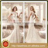 VDN16 Luxury Floor Length Sleeveless Bridal Gown Full Beaded Crystal Wedding Dress with Illusion Neckline and See Through Back