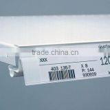PVC Price Label Holder/Data Strip for Shelves