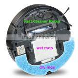 Smartphone App WIFI Robot Vacuum Cleaner Wet With 150ML Water Tank for Wet and Dry Cleaning thumbnail-6