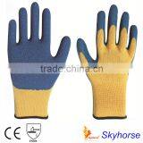 10g Meta-Aramid Fibre Latex Crinkle Heat&Cut Resistance Safety Work Glove