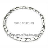 XLT-TT285 Wholesale High Quality Titanium Magnetic Necklace, Silver Necklace with Magnetic Clasp