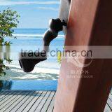 Indonesia Wood Square Side Post Umbrella Luxury Wooden Umbrella Garden Parasol Hot Sale thumbnail-4