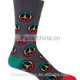 Rasta Peace Unisex Funny Socks thumbnail-1