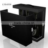 Black Matt Finish Handmade Wooden Wine Packing Box Supplier thumbnail-1
