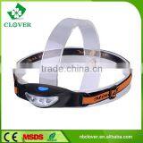 OEM Available ABS Material 3 Modes High Power Headlamp 3 LED 50 Lumens Headlight Led thumbnail-3