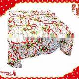 Transfer Print Christmas Design 100% Polester Table Cloth From Manufacturer