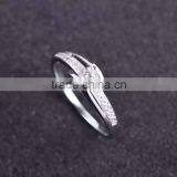 Eternity Band Rings Crystal Stone Rings Engagement Bands Rings thumbnail-3