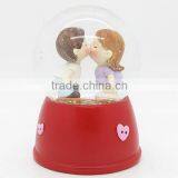 Custom Made Wedding Couple Snow Globe for Wedding Decorations thumbnail-3