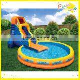 Slides and Pool Kids in Fun City Party Plunge Inflatable Water Slide and Pool thumbnail-1